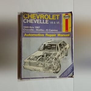 Haynes Chevrolet Chevelle V8 V6 69- 87 Manual